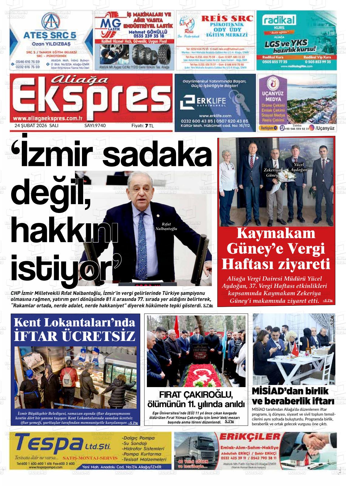 Izmir Aliagaekspres 24.02.2026
