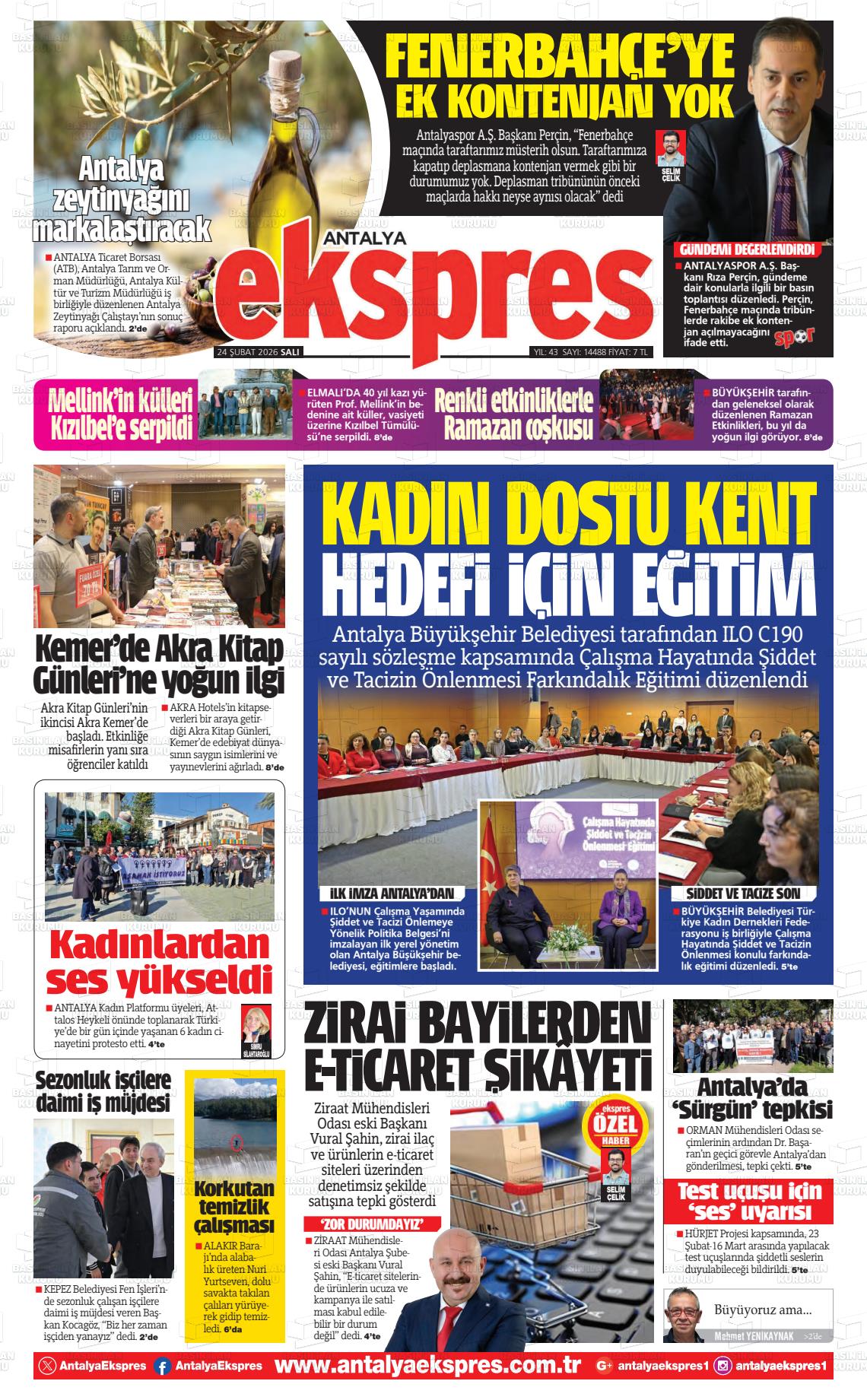 Antalya Ekspres 24.02.2026