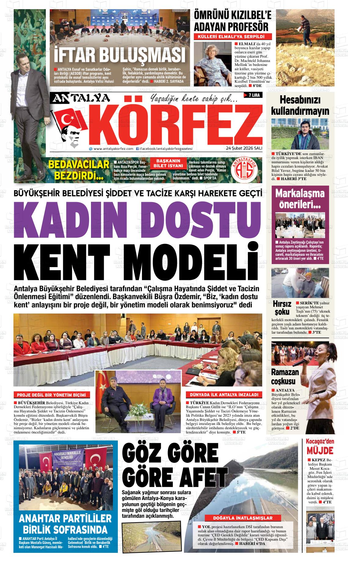 Antalya Korfez 24.02.2026