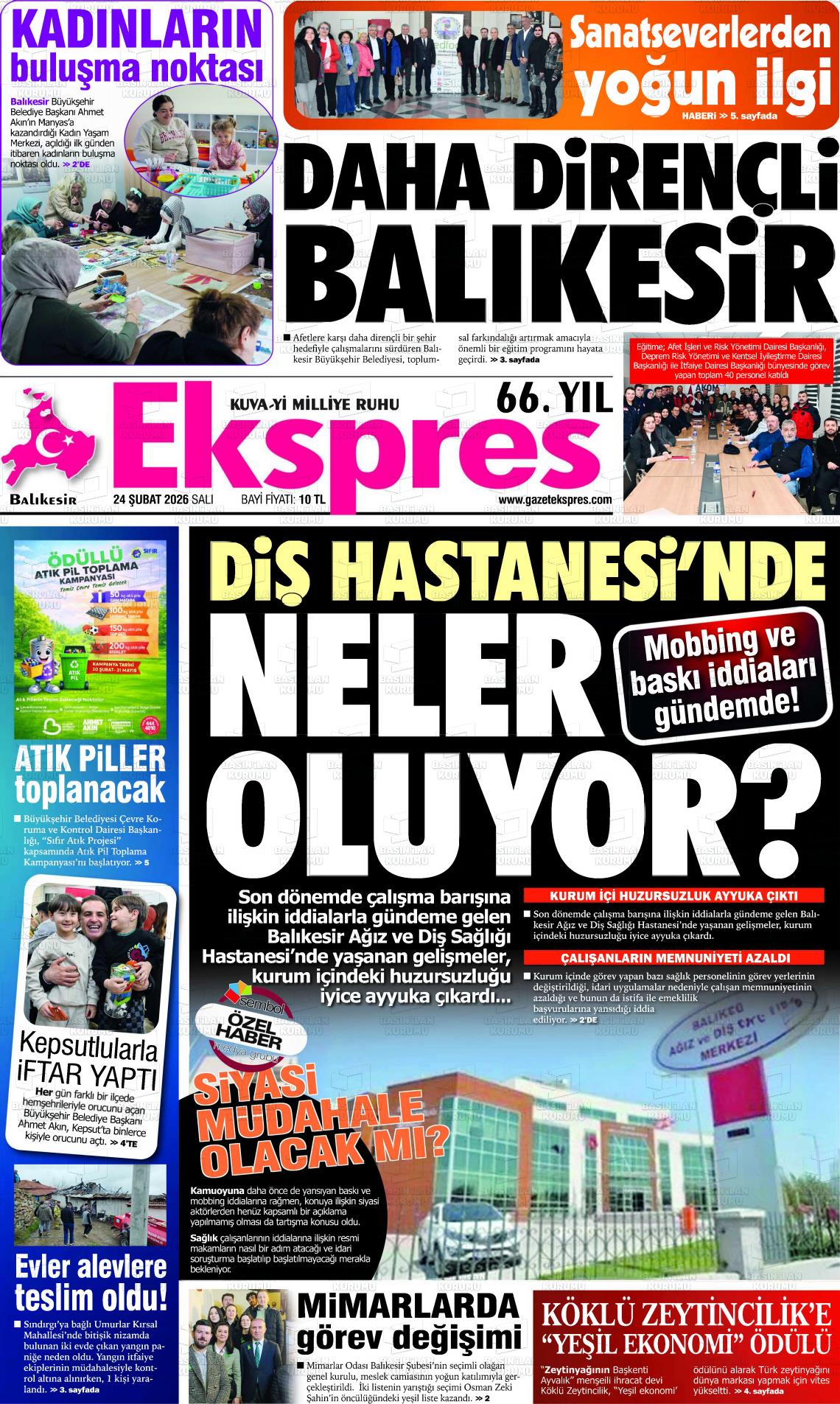 Balikesir Ekspres 24.02.2026