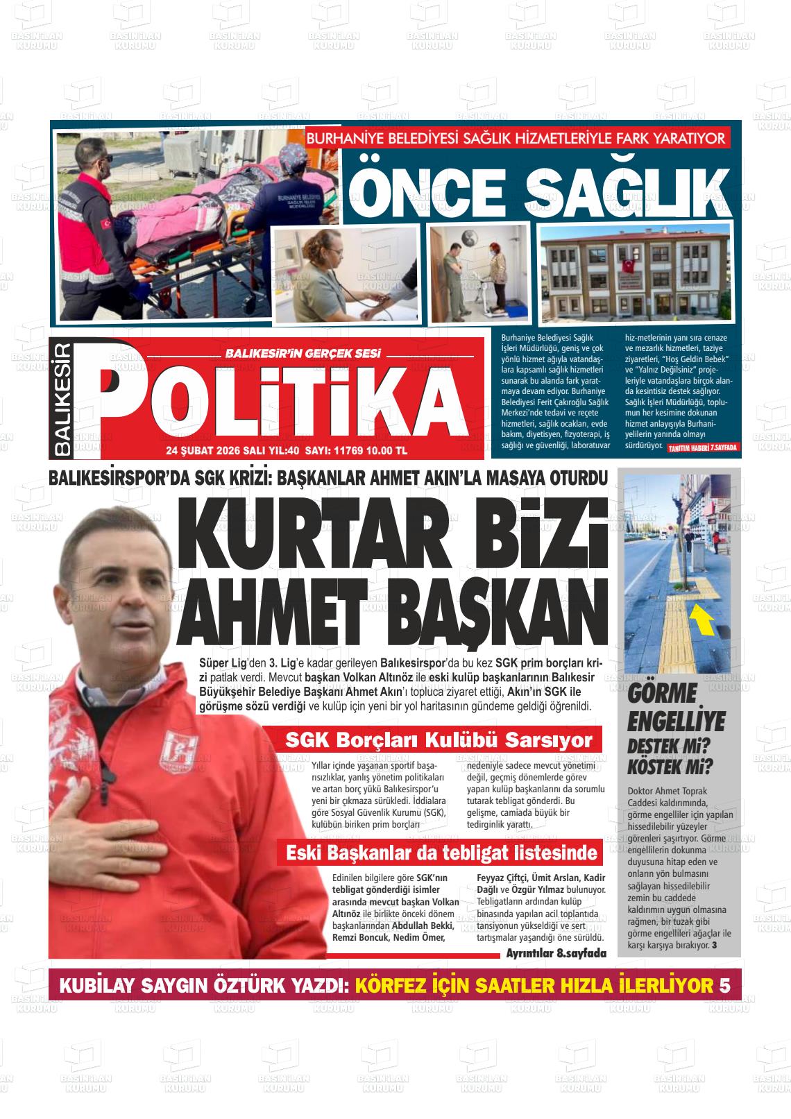 Balikesir Politika 24.02.2026