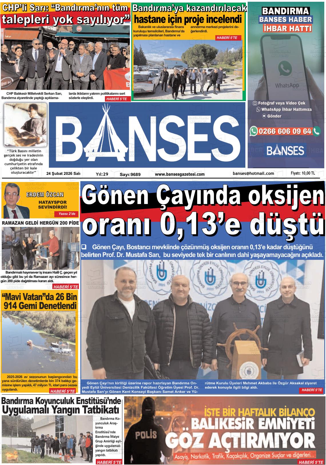 Balikesir Banses 24.02.2026
