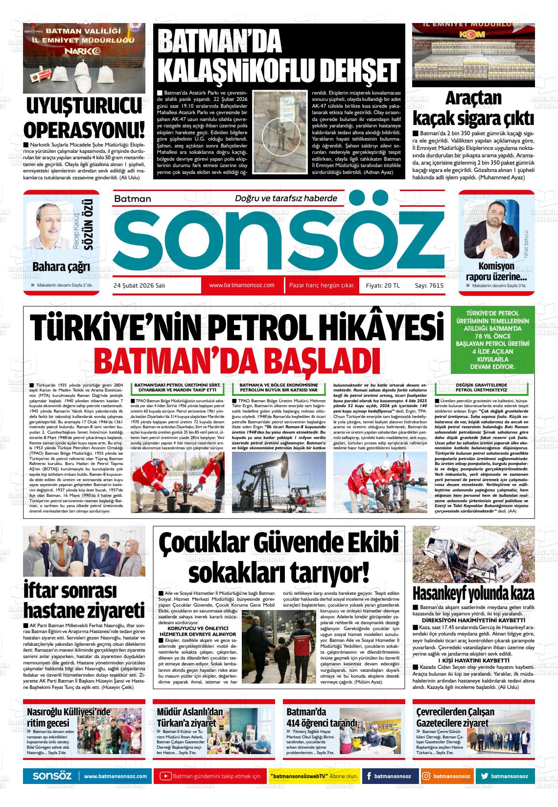 Batman Sonsoz 24.02.2026