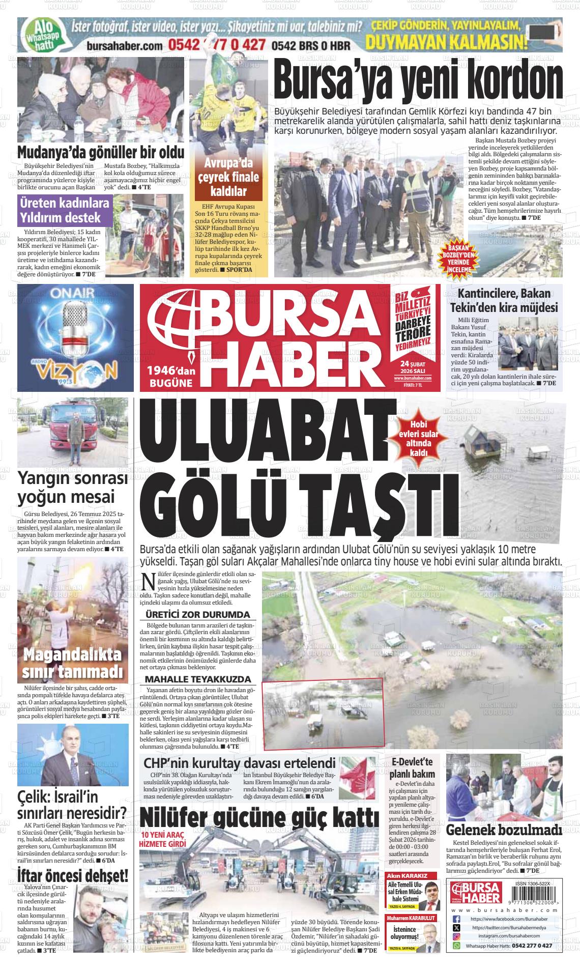 Bursa Haber 24.02.2026