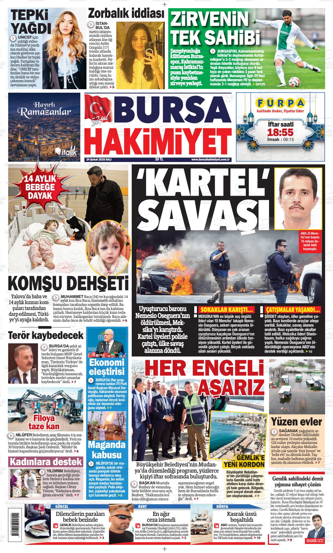 Bursa Hakimiyet 24.02.2026