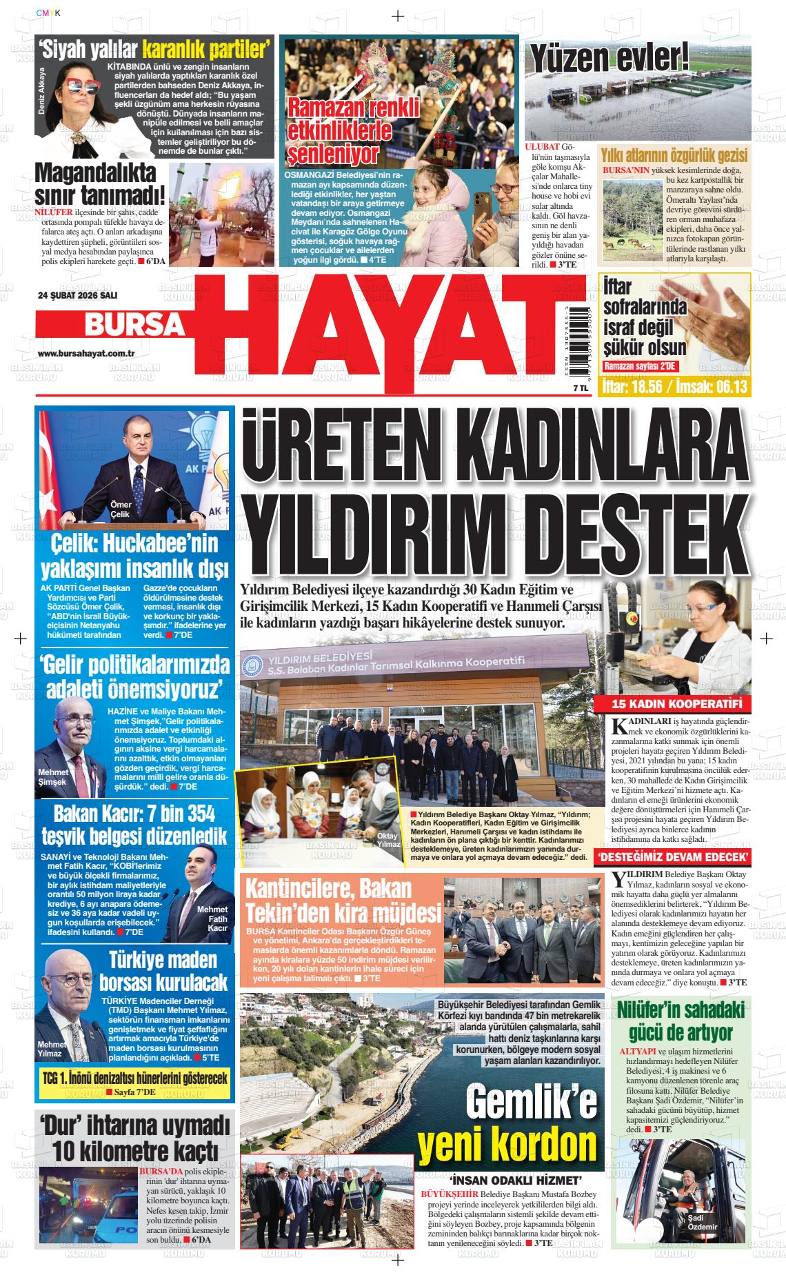 Bursa Hayat 24.02.2026