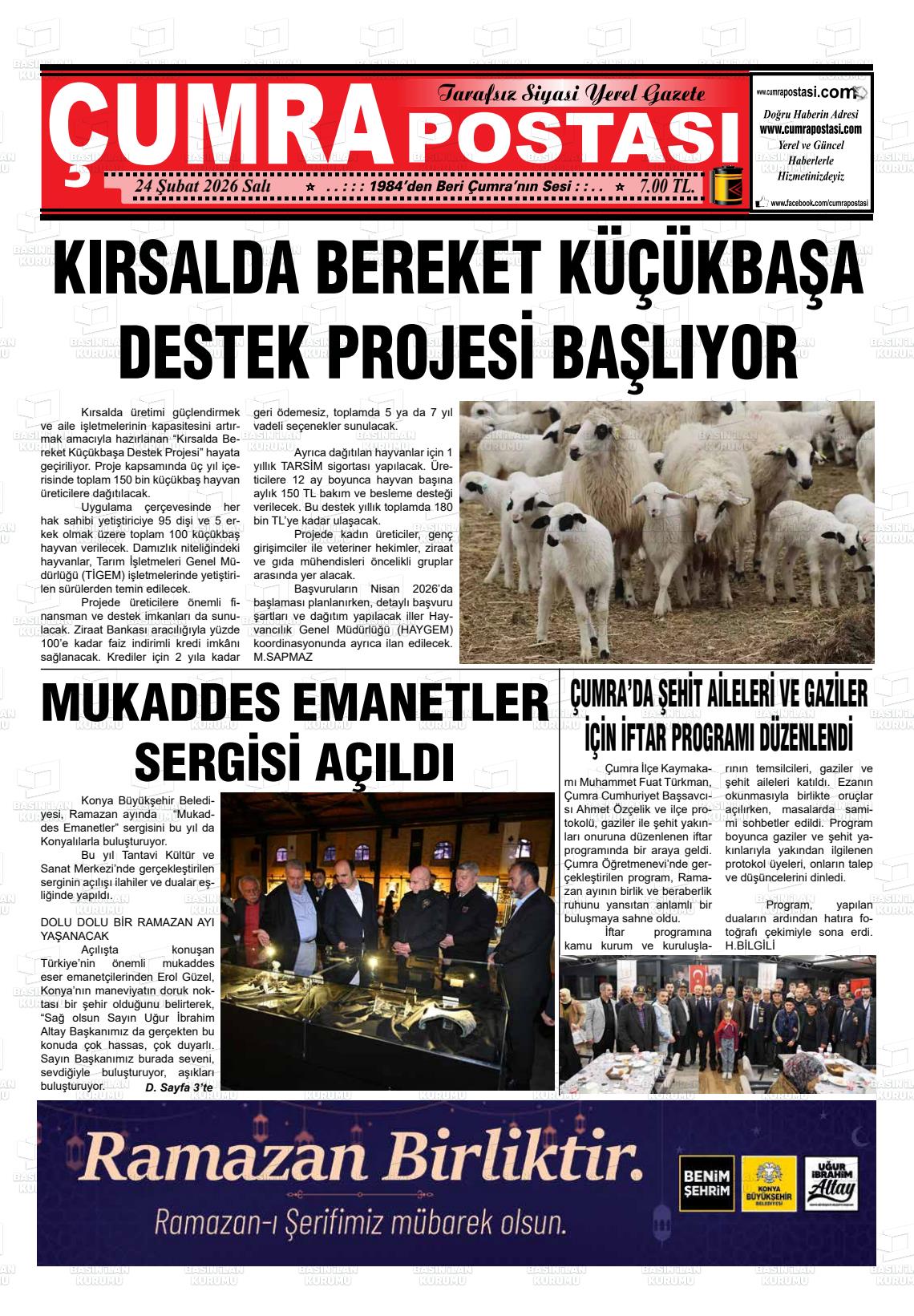 Konya Cumrapostasi 24.02.2026