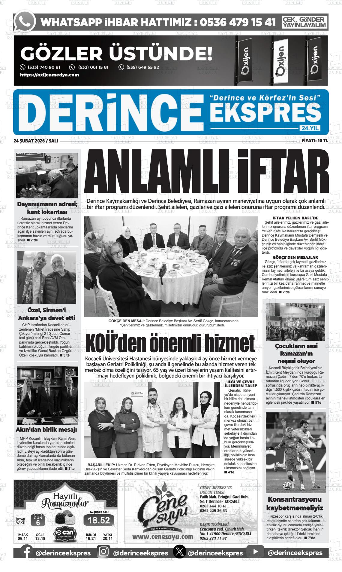 Kocaeli Derinceekspres 24.02.2026
