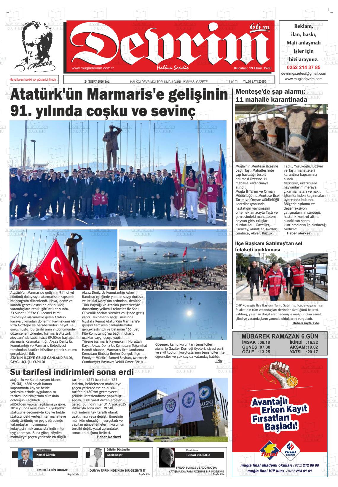 Tekirdag Devrim 24.02.2026