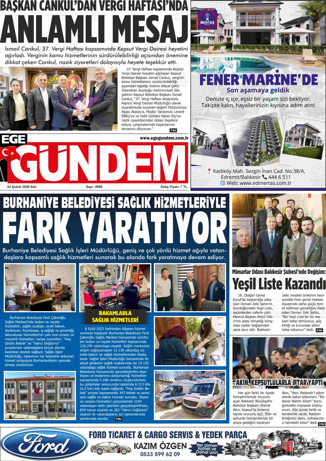 Balikesir Egegundem 24.02.2026