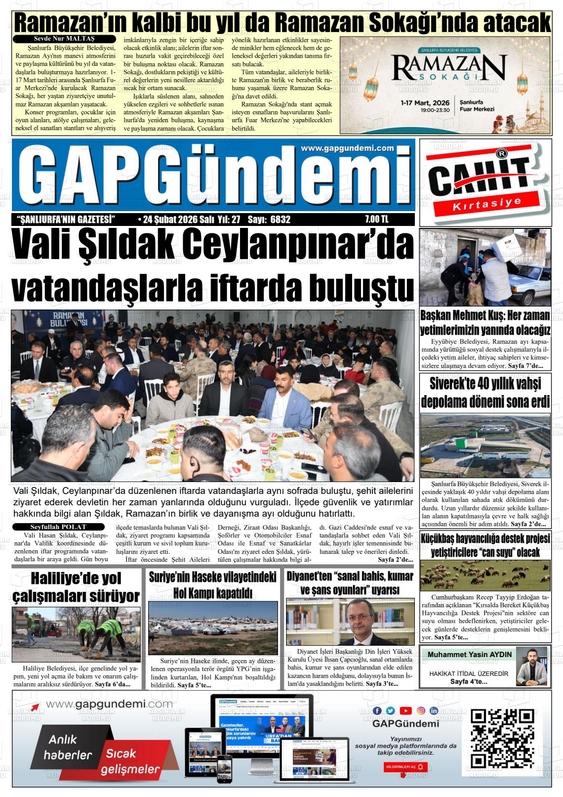 Sanliurfa Gapgundemi 24.02.2026