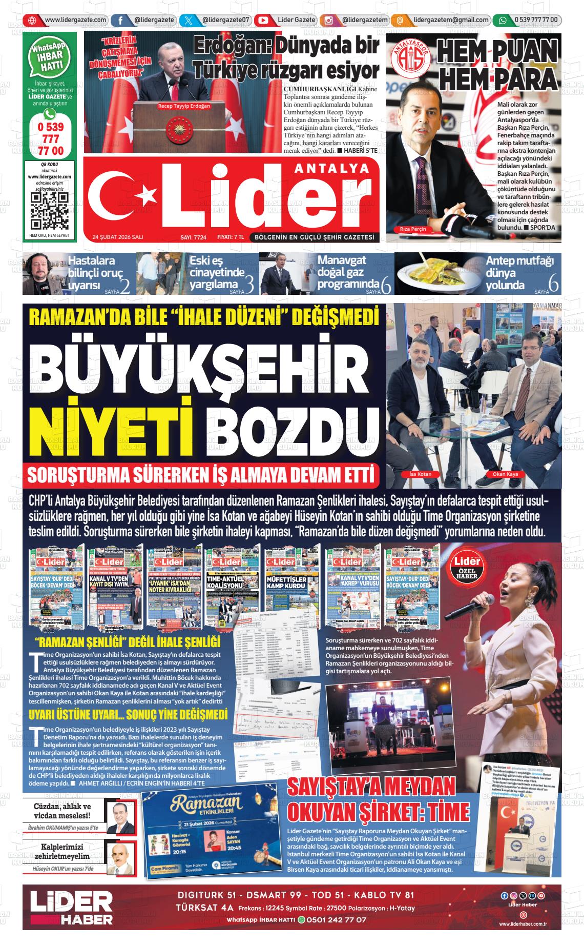 Antalya Gazetebir 24.02.2026