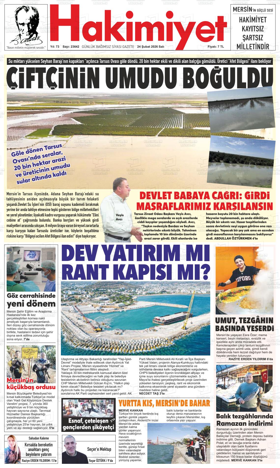 Konya Hakimiyet 24.02.2026