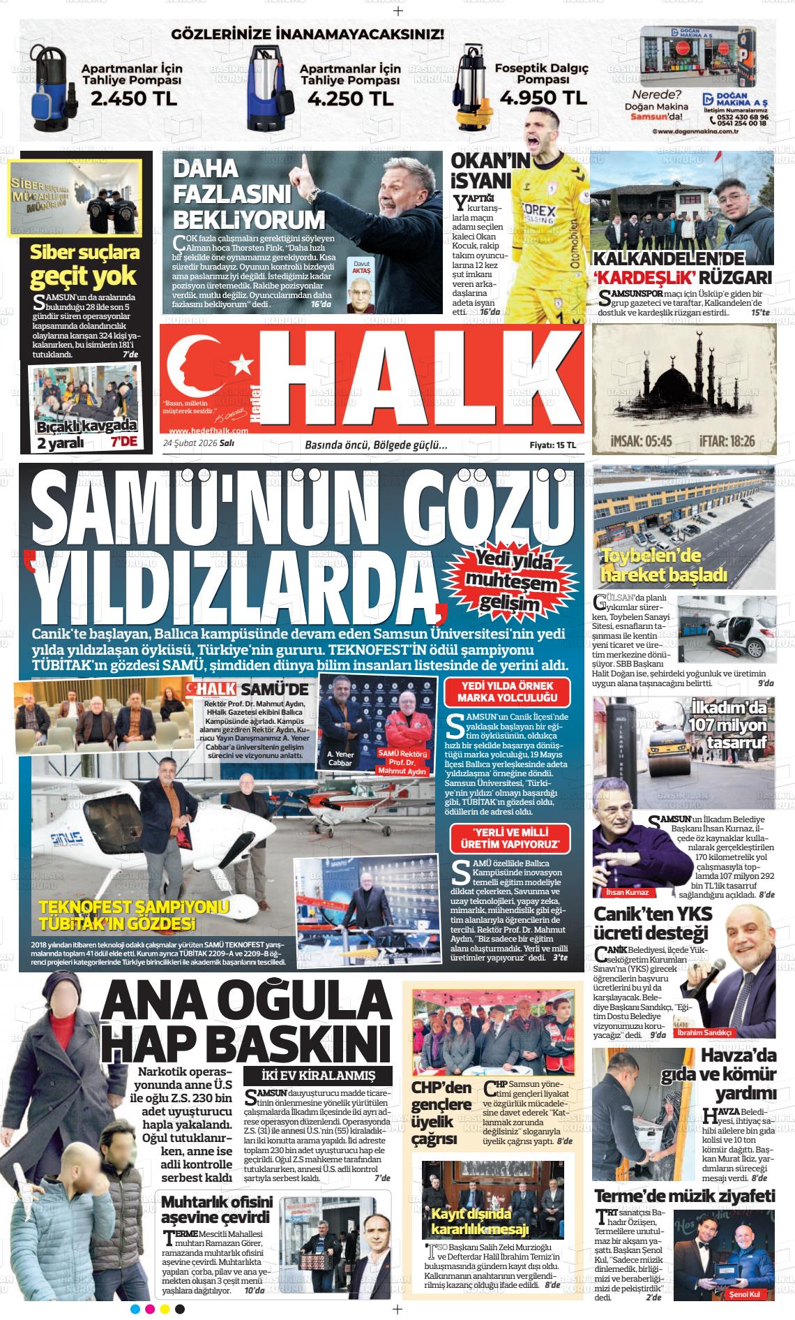 Samsun Hedefhalk 24.02.2026