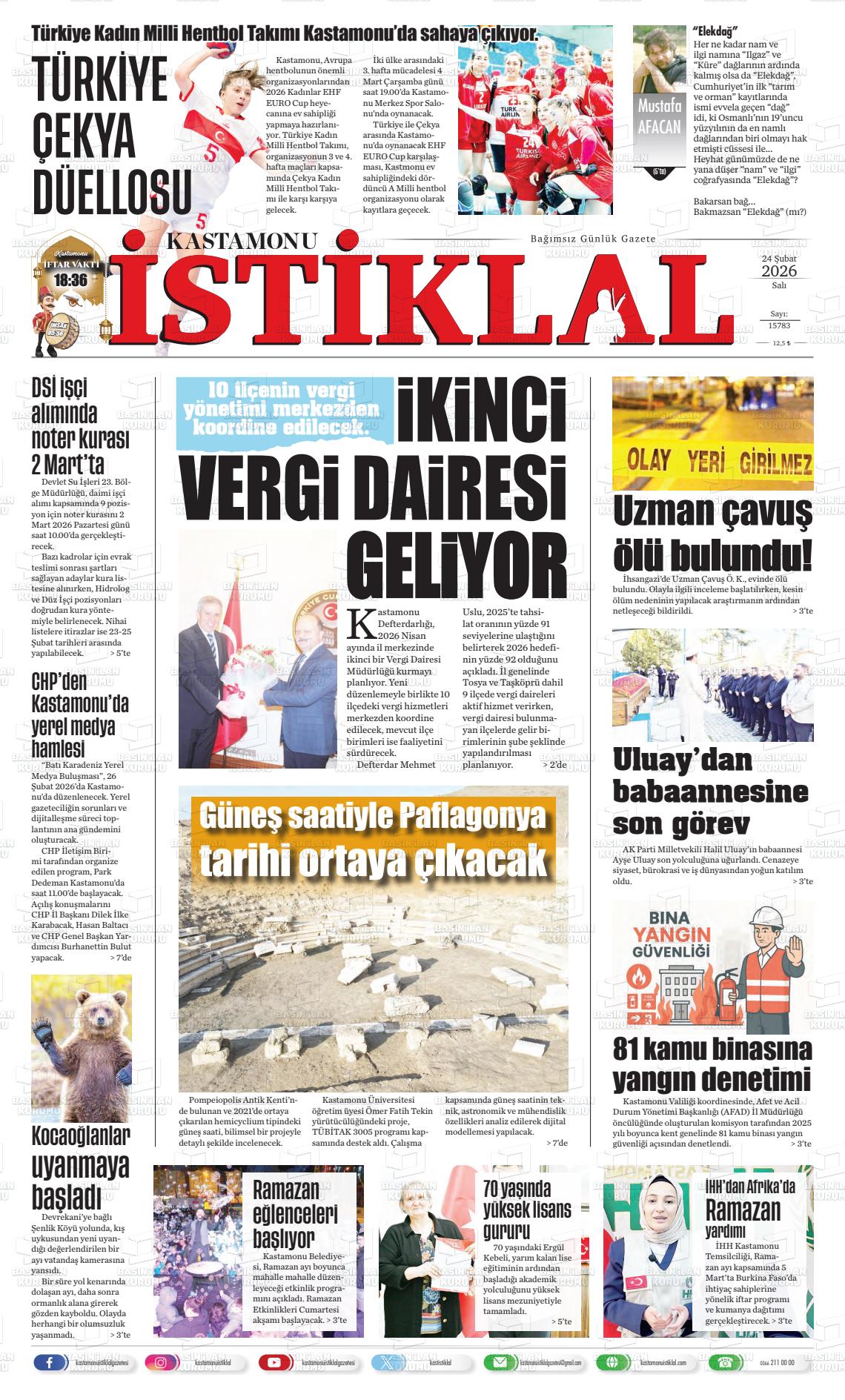 Kastamonu 24.02.2026