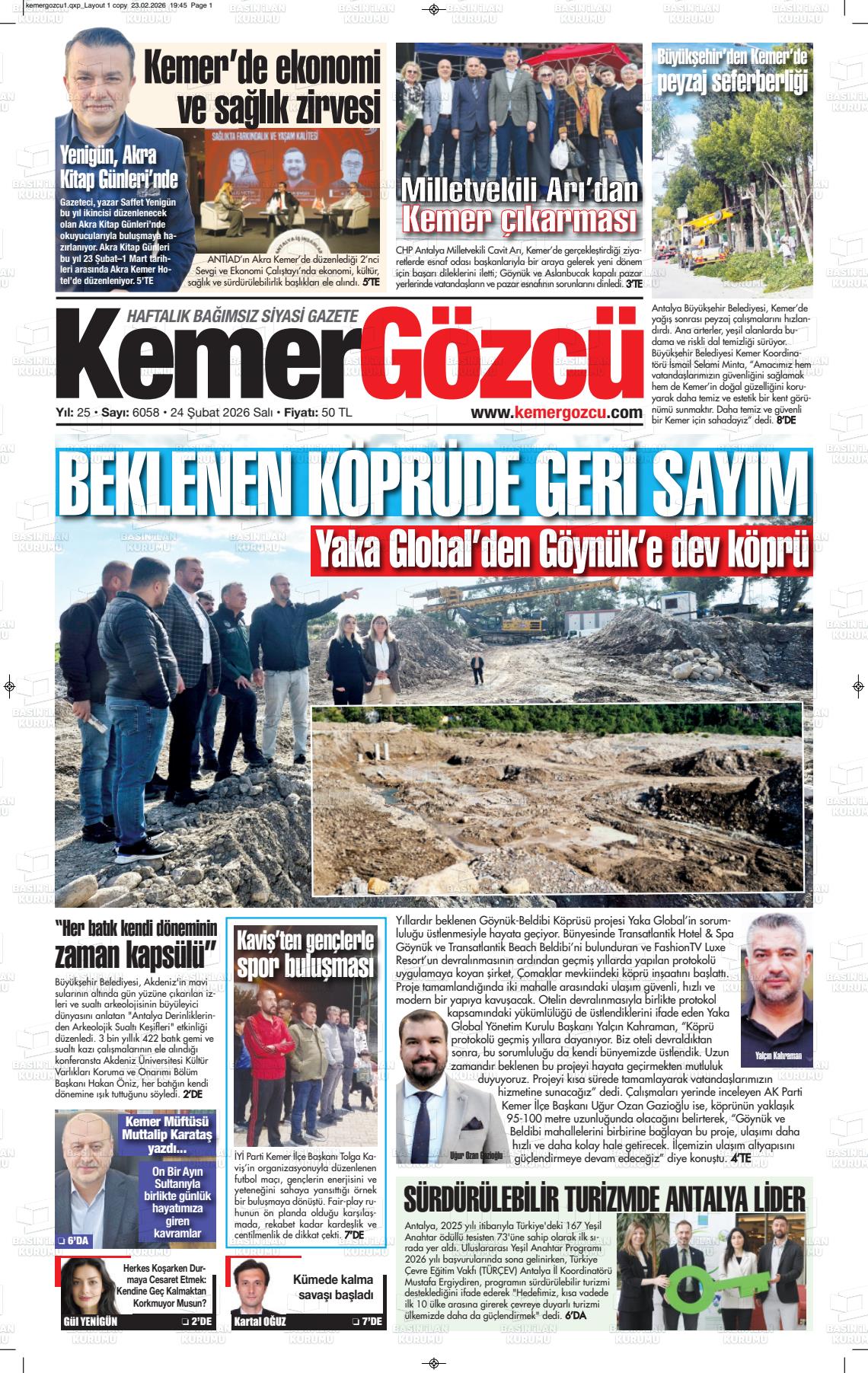 Antalya Kemergozcu 24.02.2026