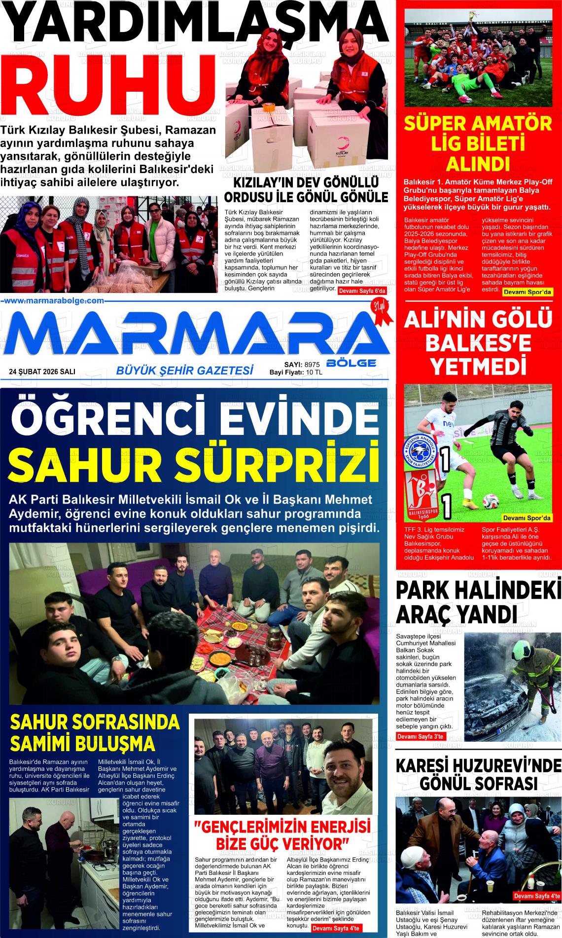 Balikesir Marmarabolge 24.02.2026