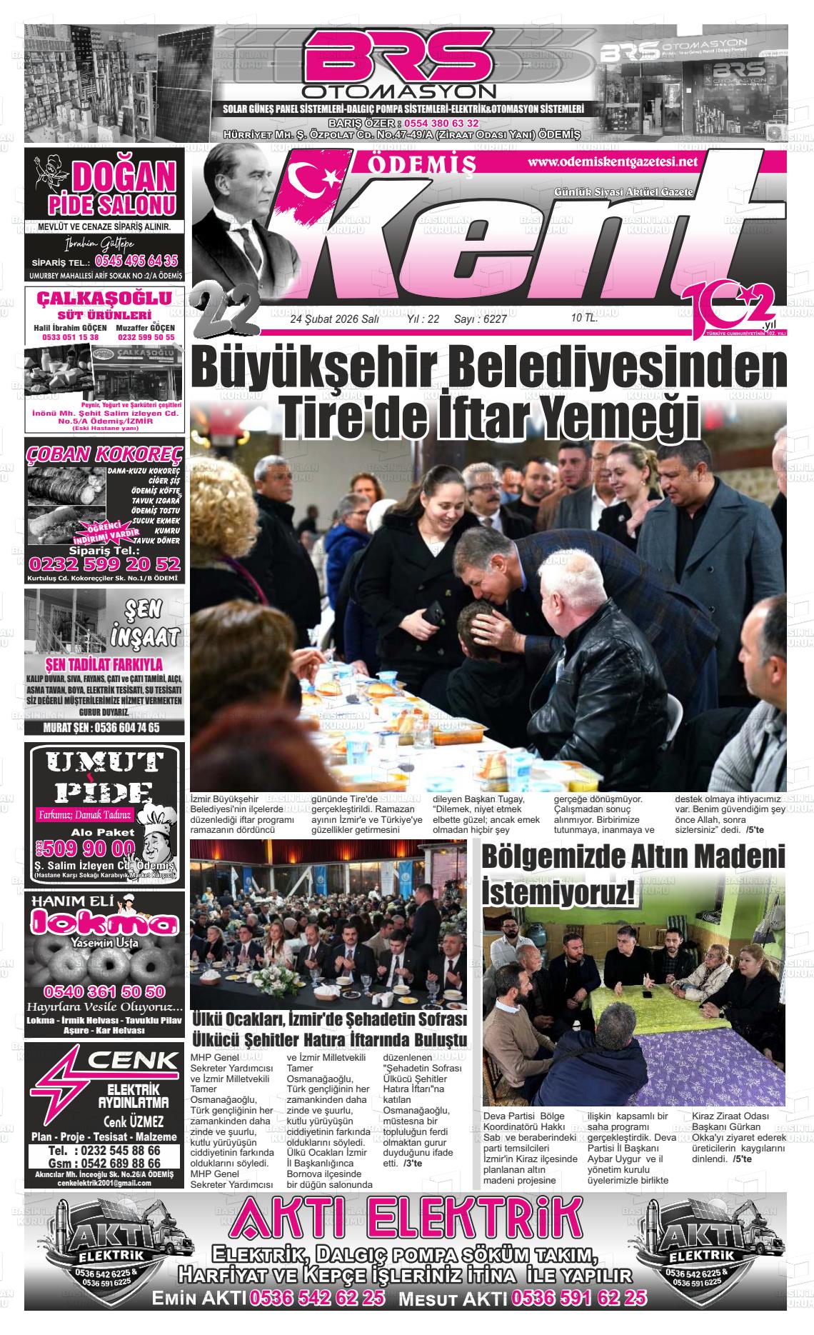 Izmir Odemiskent 24.02.2026