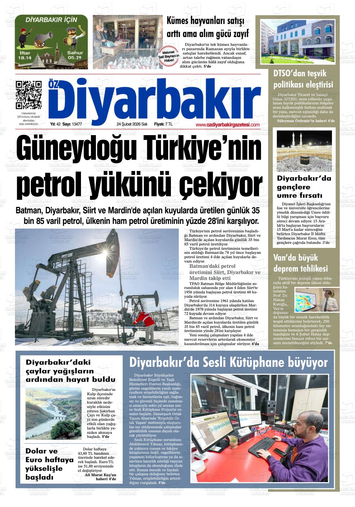 Diyarbakir Oz 24.02.2026