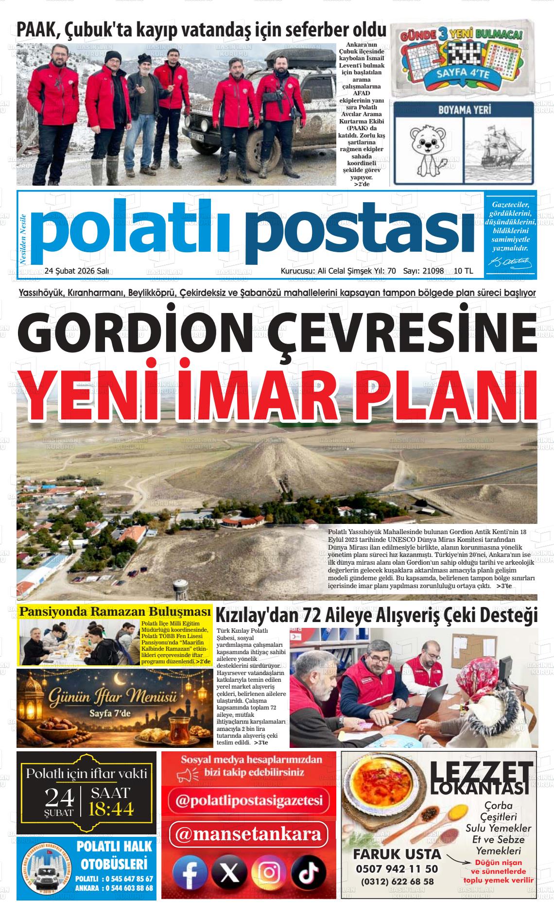 Ankara Polatlipostasi 24.02.2026