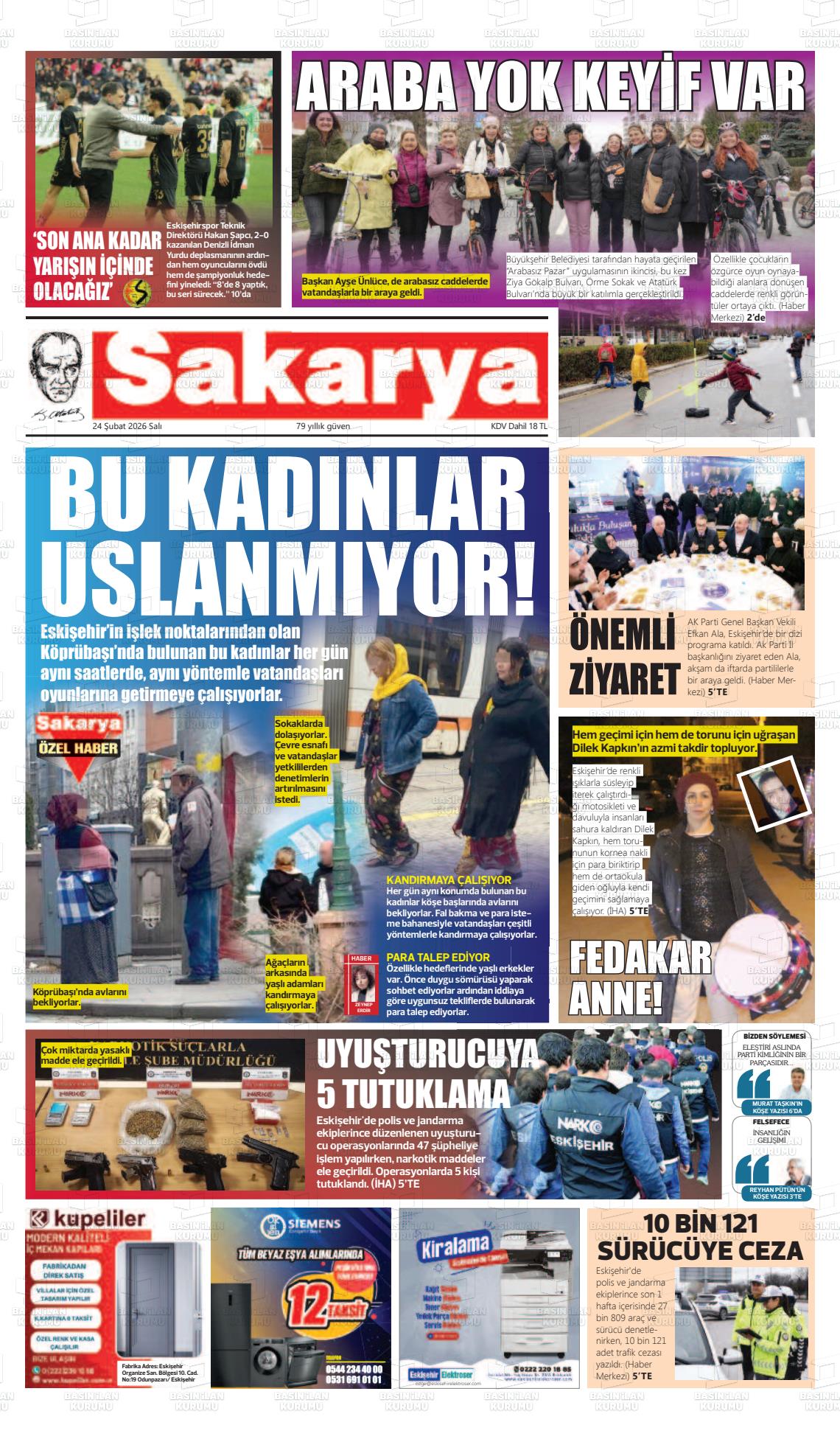 Eskisehir Sakarya 24.02.2026
