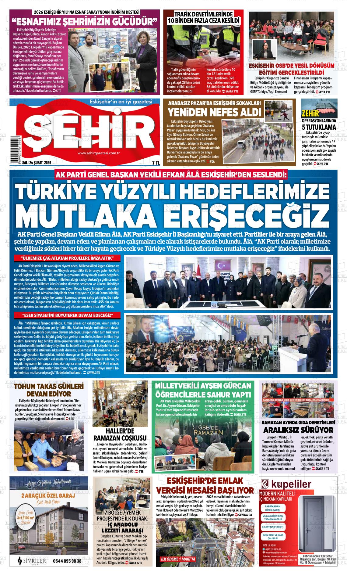 Eskisehir Sehir 24.02.2026