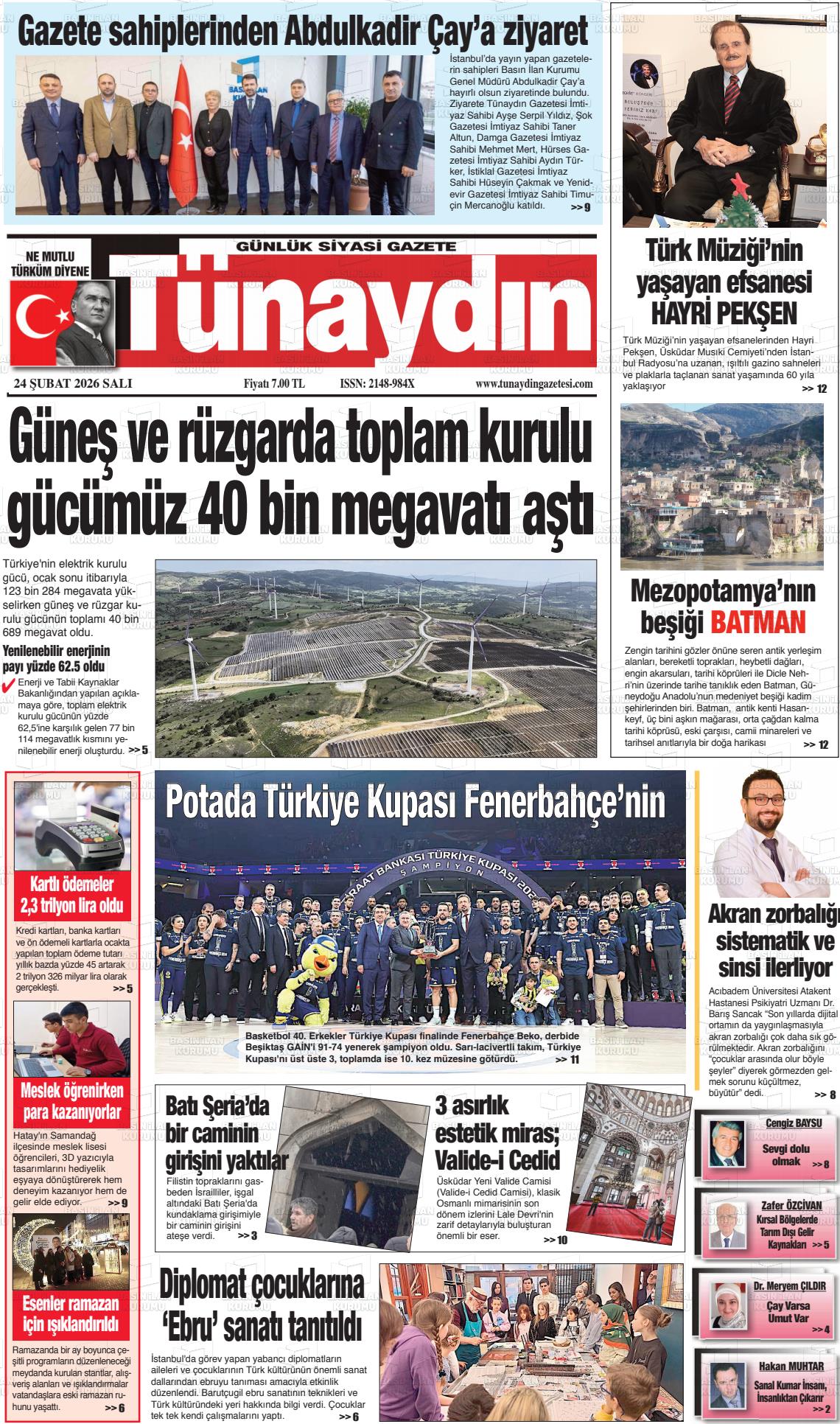 Istanbul Tunaydin 24.02.2026