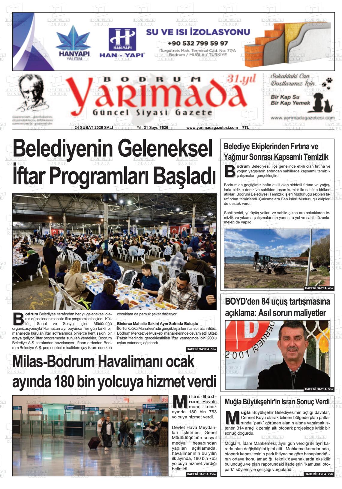 Mugla Yarimada 24.02.2026