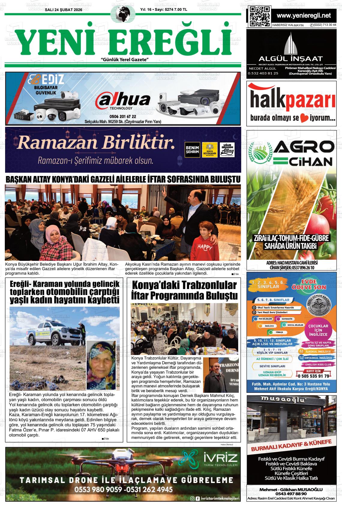 Konya Yenieregli 24.02.2026