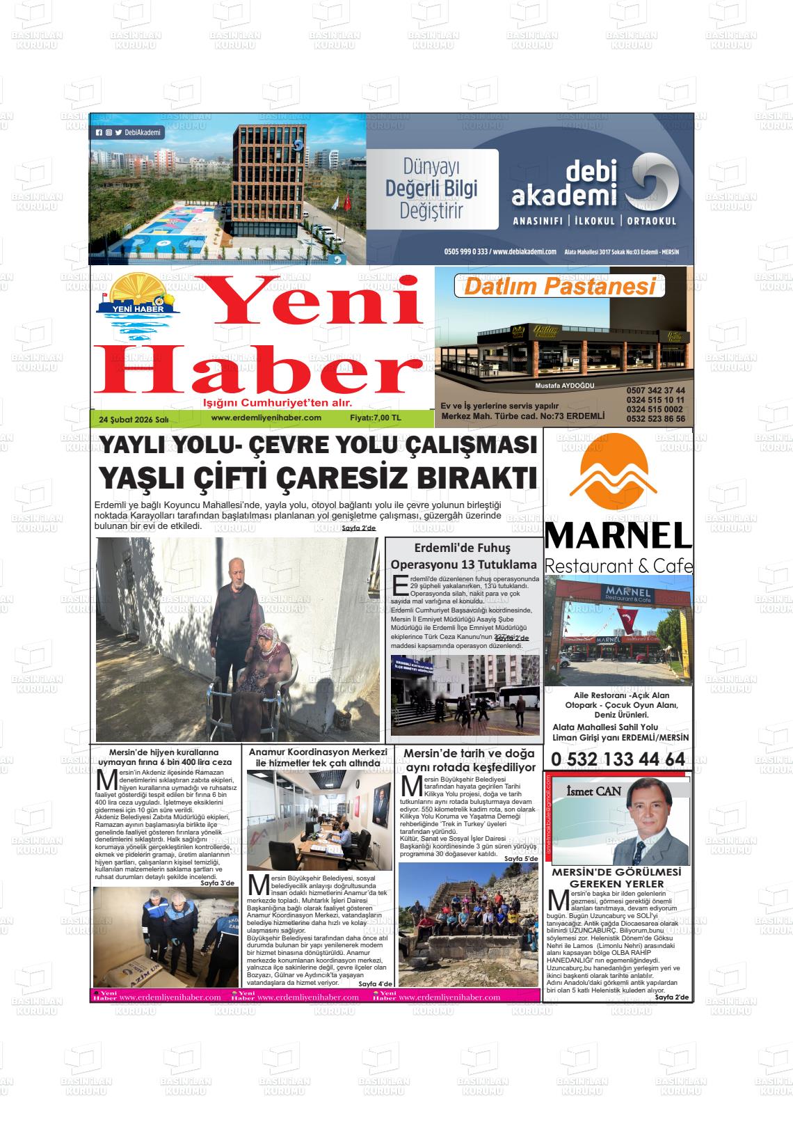 Konya Yenihaber 24.02.2026