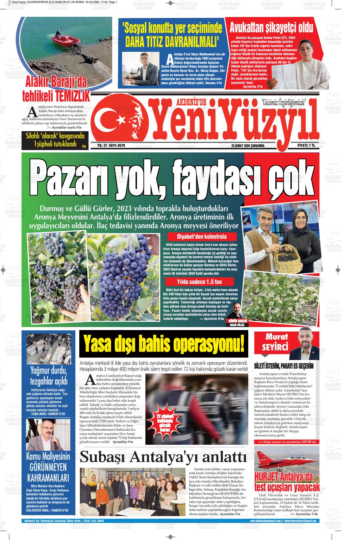 Antalya Akdenizdeyeniyuzyil 25.02.2026