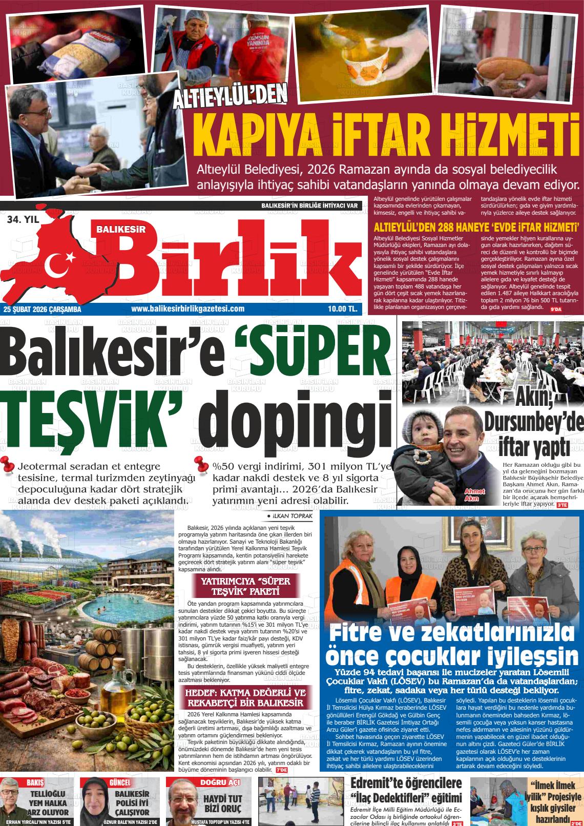 Balikesir Birlik 25.02.2026