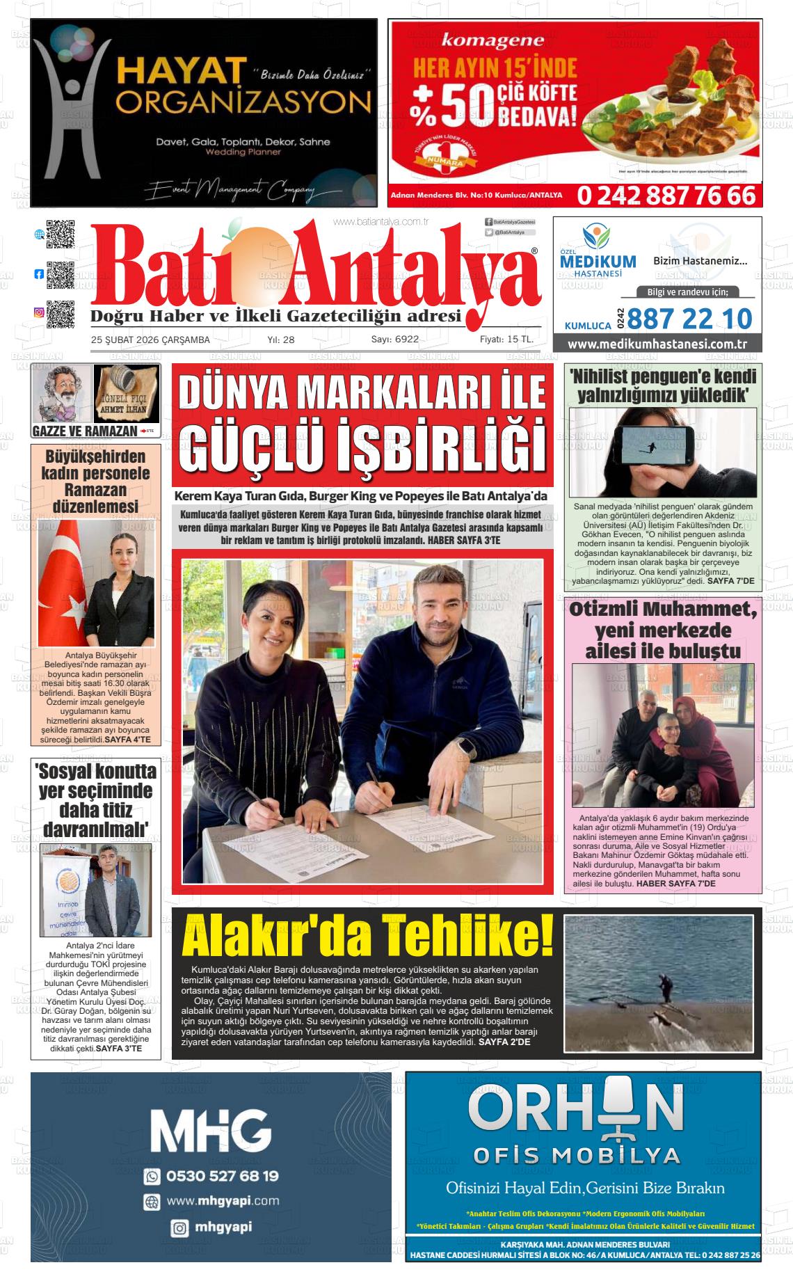 Antalya Bati 25.02.2026