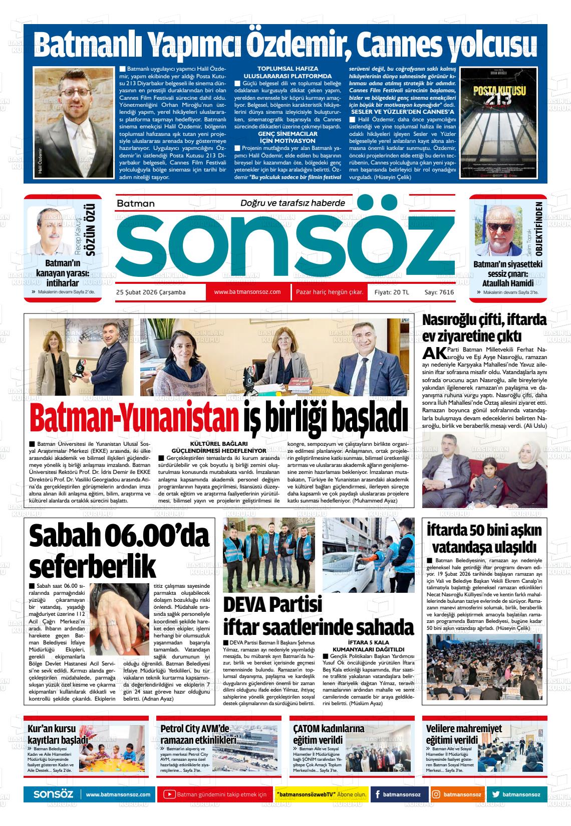 Batman Sonsoz 25.02.2026