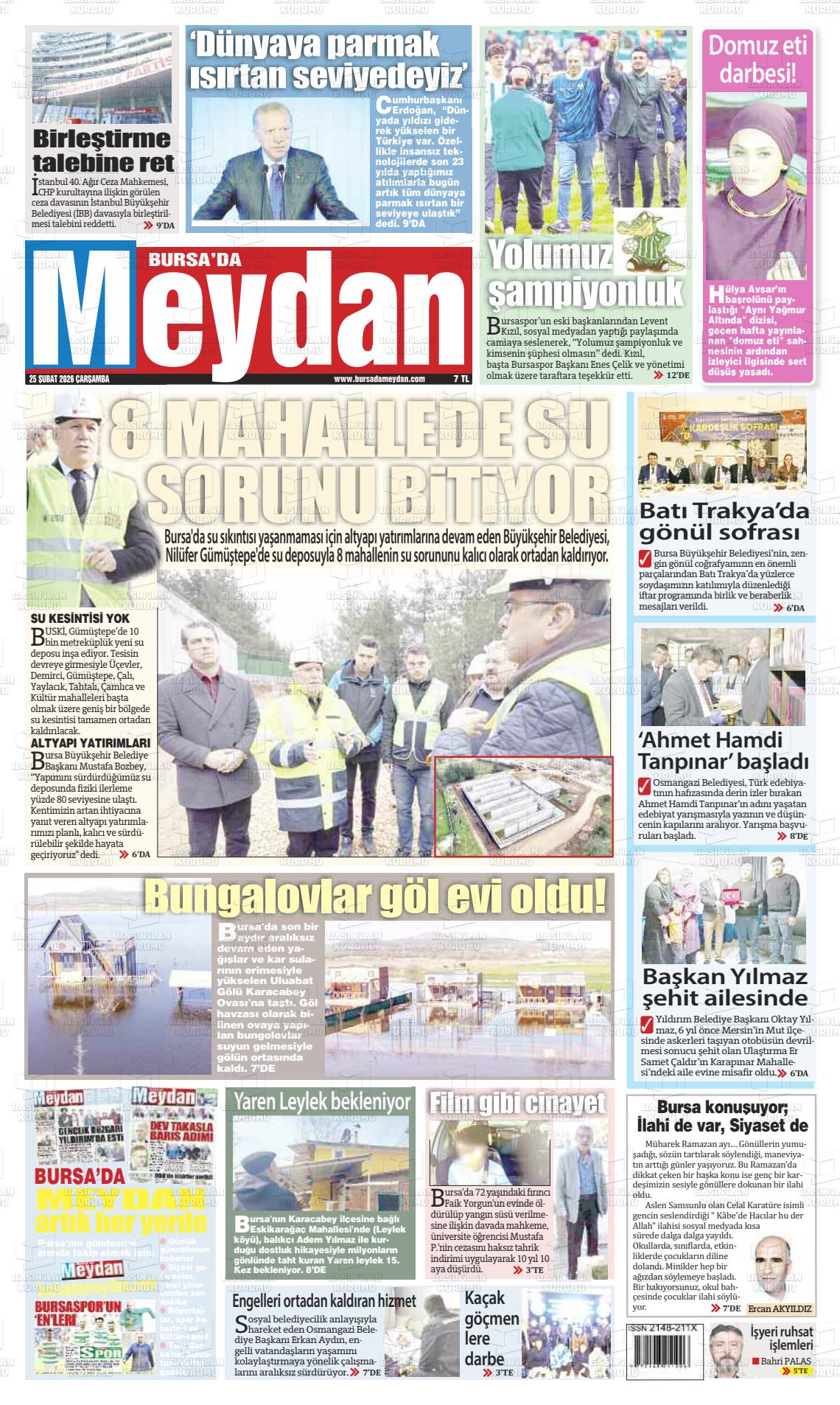 Bursa Dameydan 25.02.2026