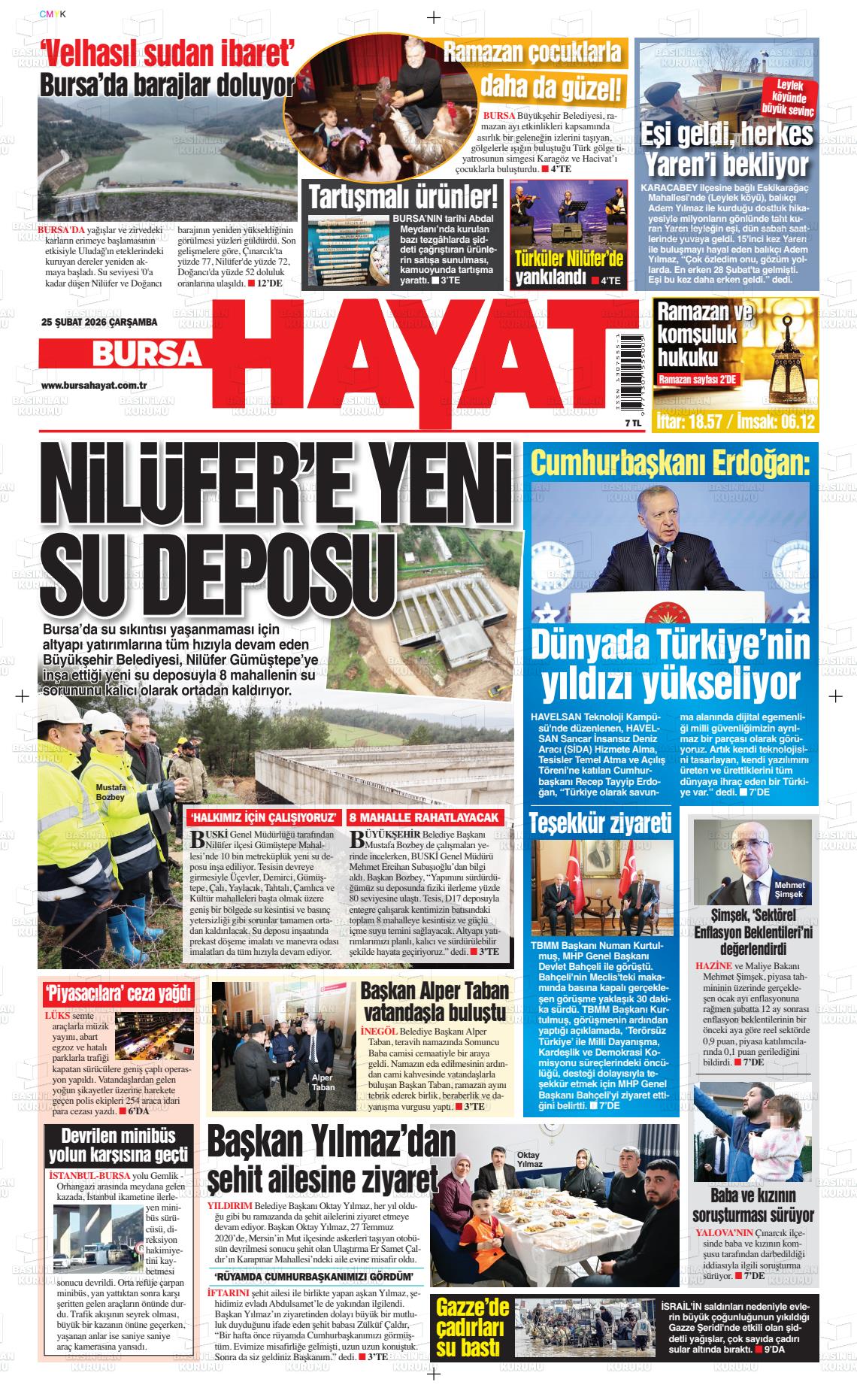 Bursa Hayat 25.02.2026