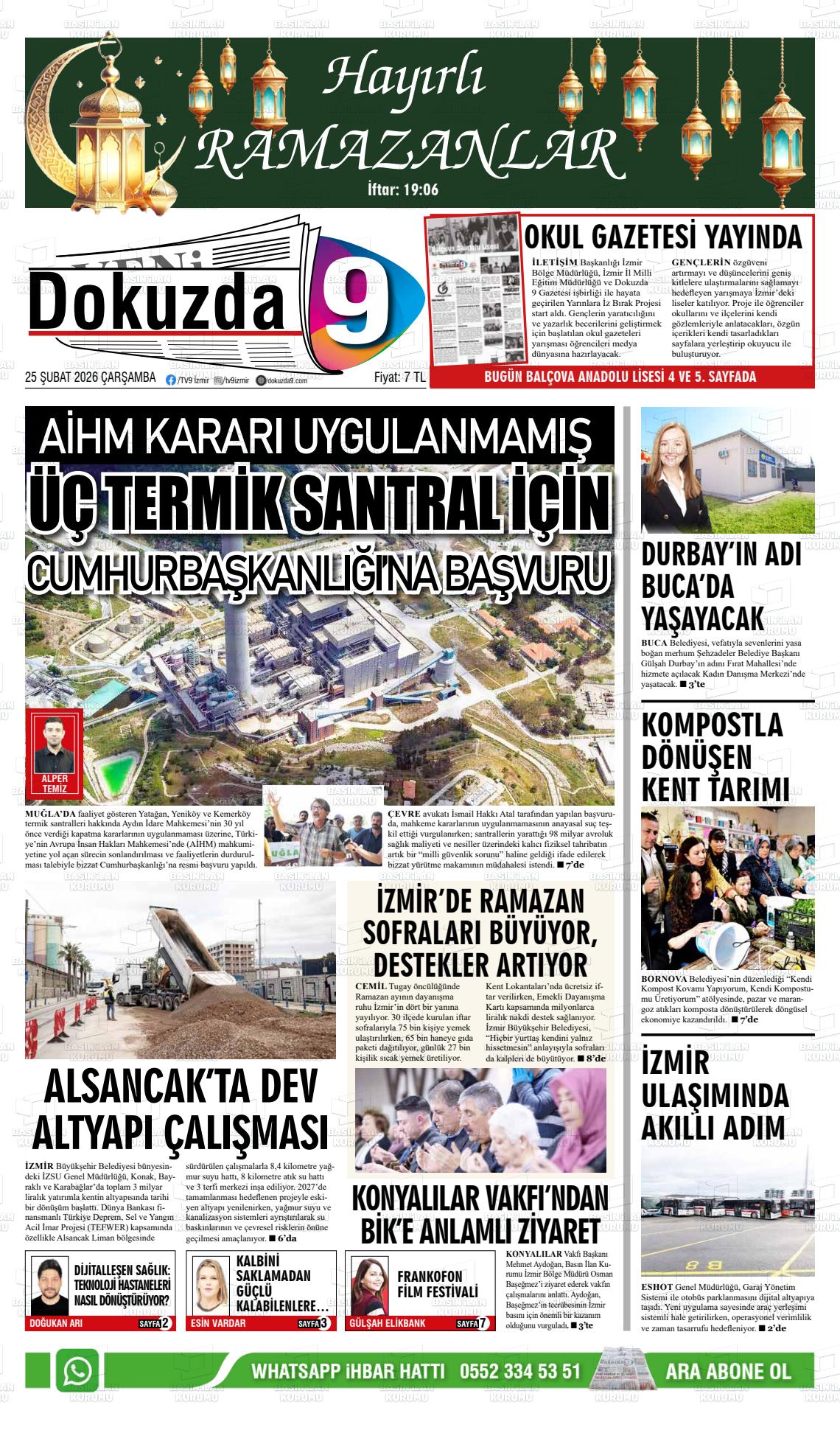 Izmir Buyuktorbali 25.02.2026