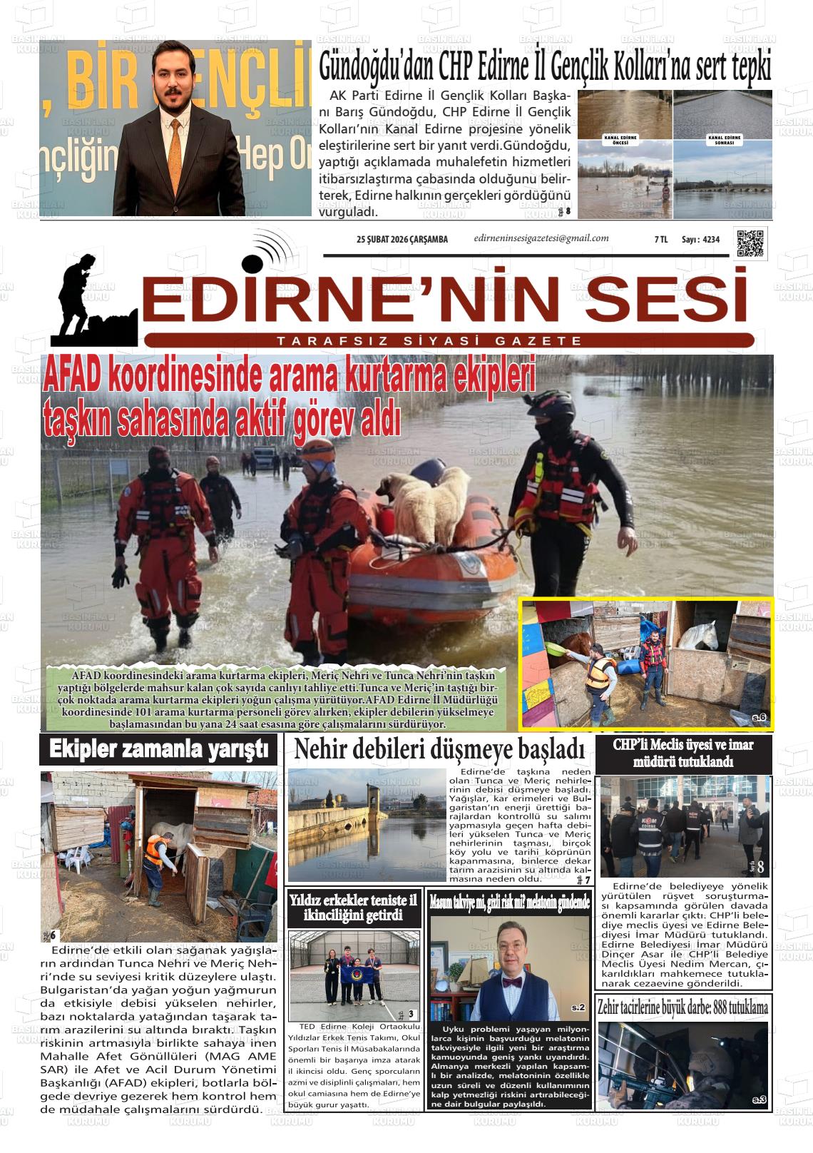 Edirne Star 25.02.2026
