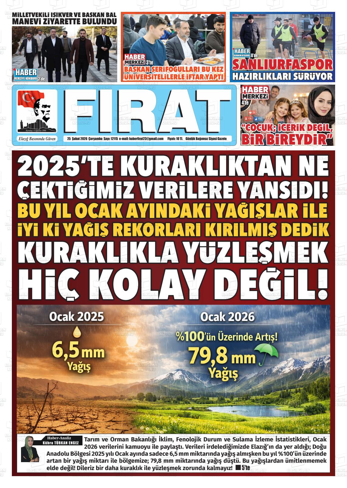 Elazig Firatgazetesi 25.02.2026
