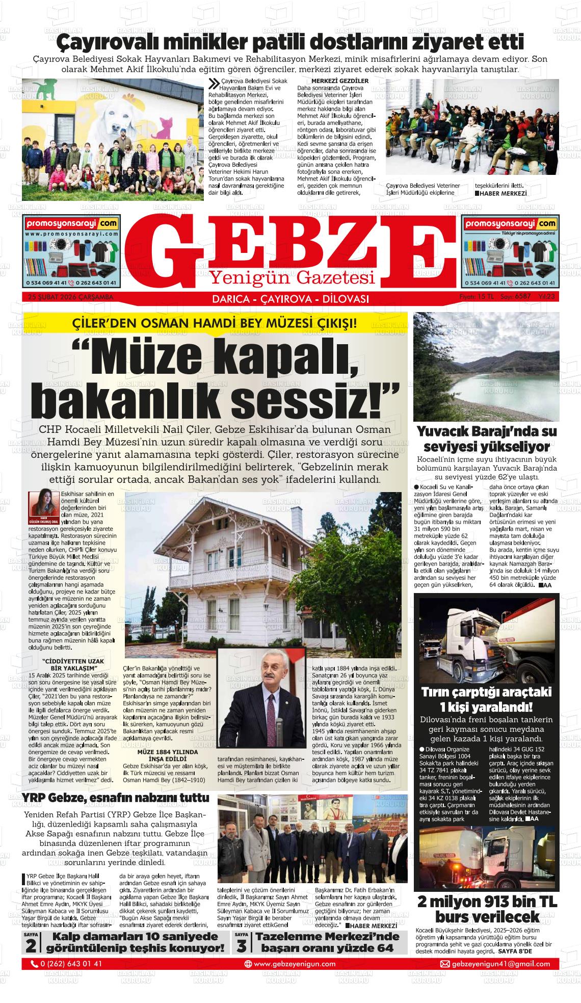 Kocaeli Gebzeyenigun 25.02.2026