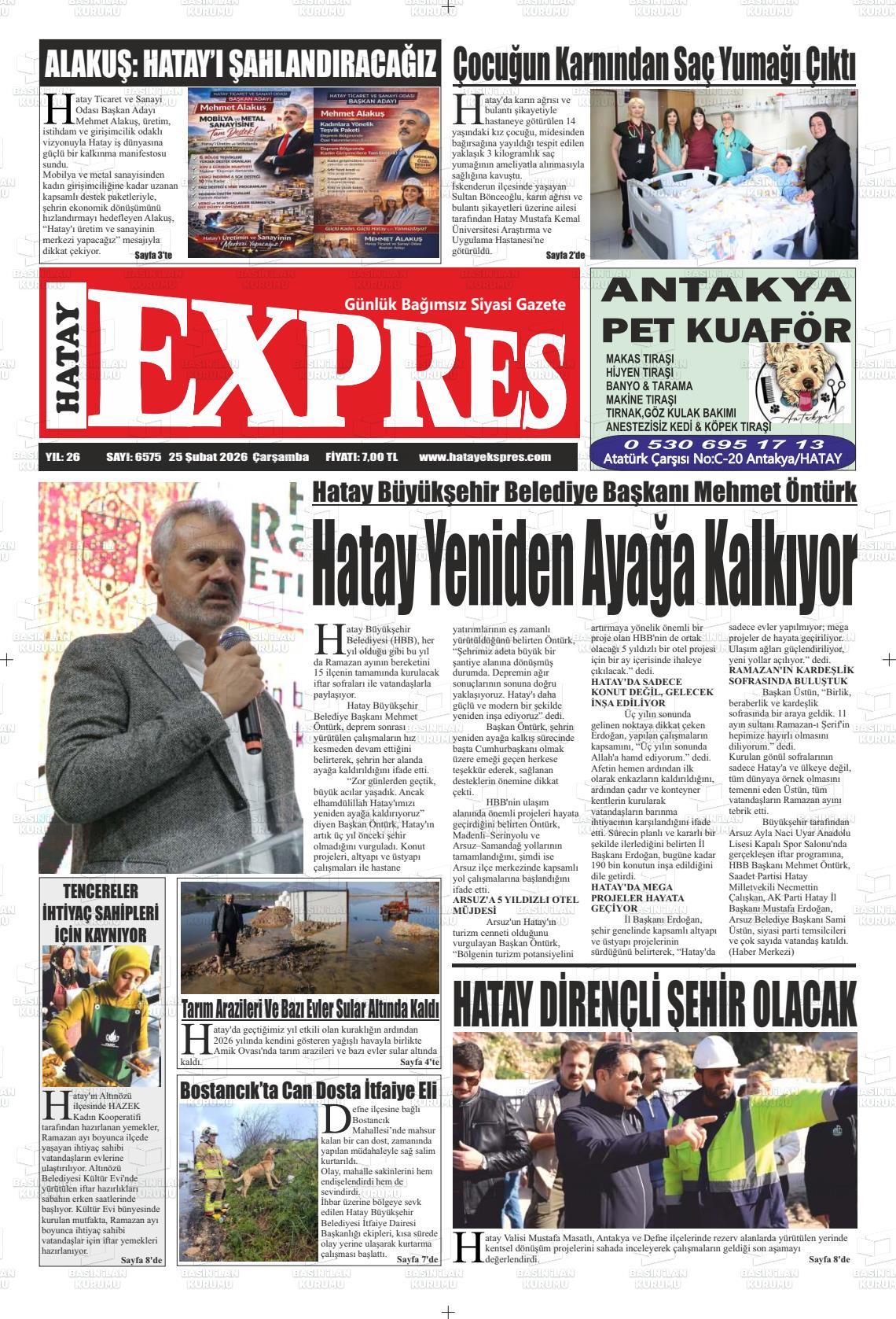 Hatay Expres 25.02.2026