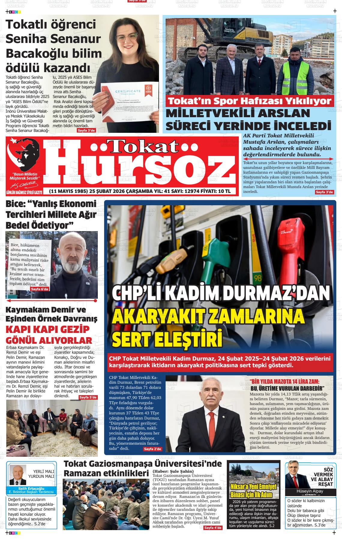 Tokat Hursoz 25.02.2026