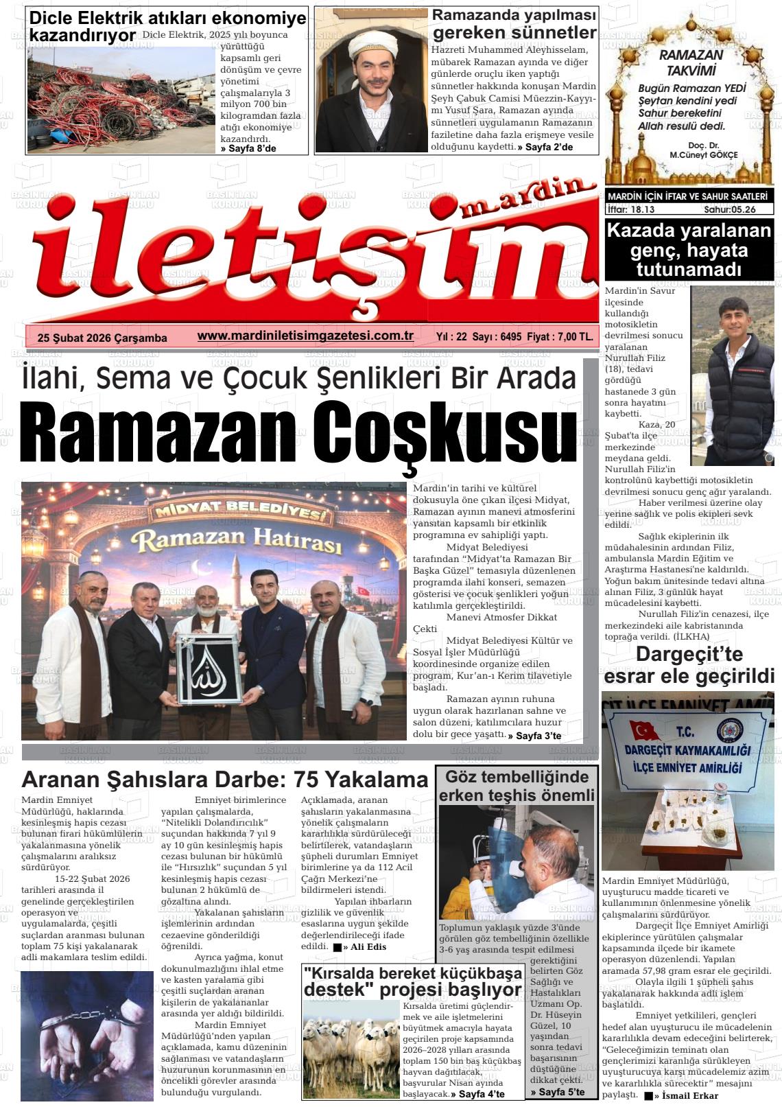 Mardin Iletisim 25.02.2026