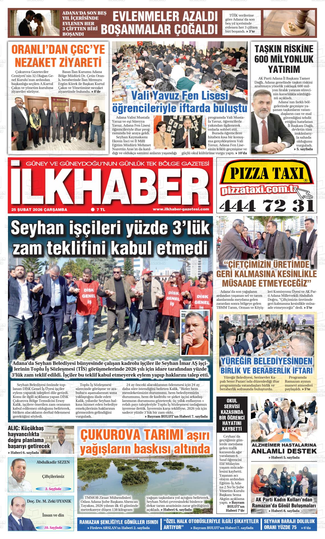 Adana Ilkhaber 25.02.2026