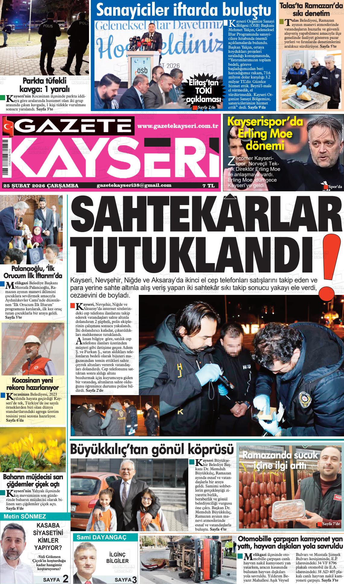 Kayseri Haber 38 25.02.2026