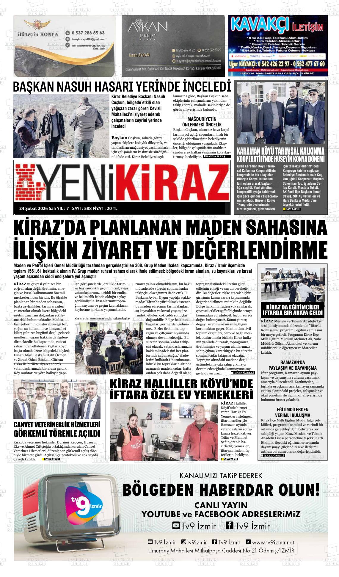 Izmir Kucukmenderes 25.02.2026