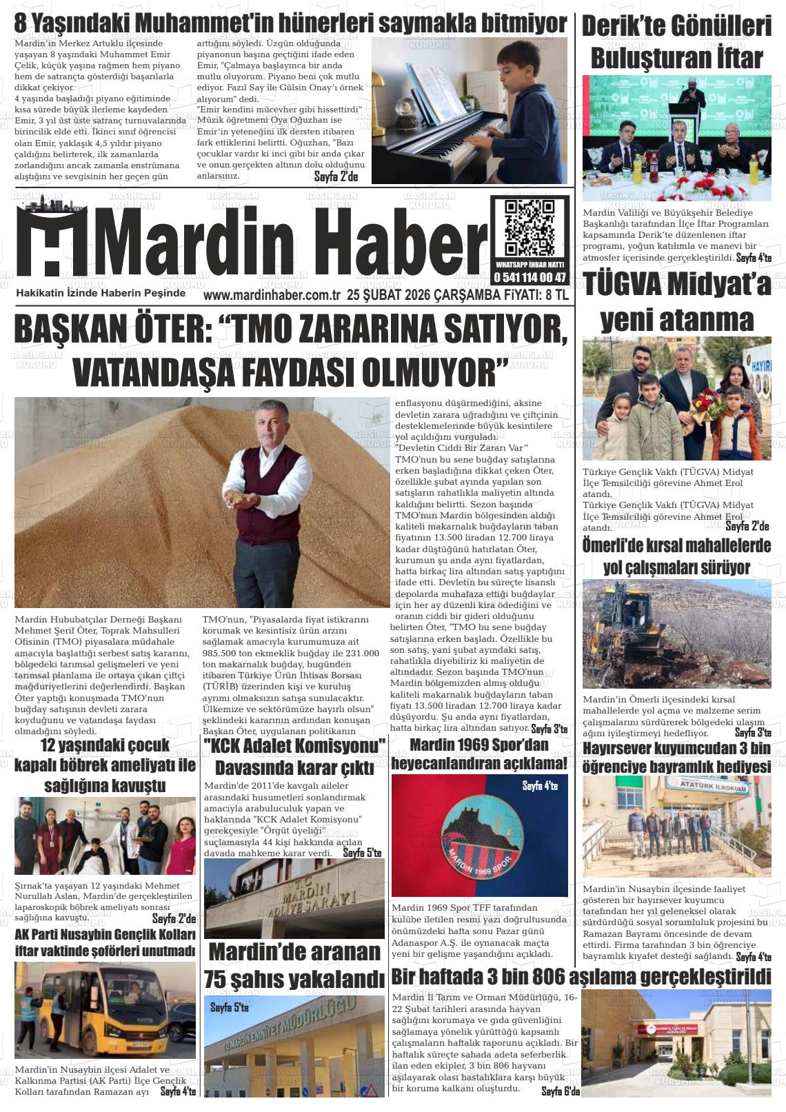 Mardin Haber 25.02.2026