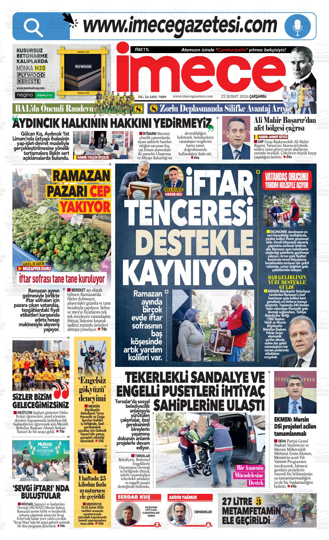 Mersin Imece 25.02.2026