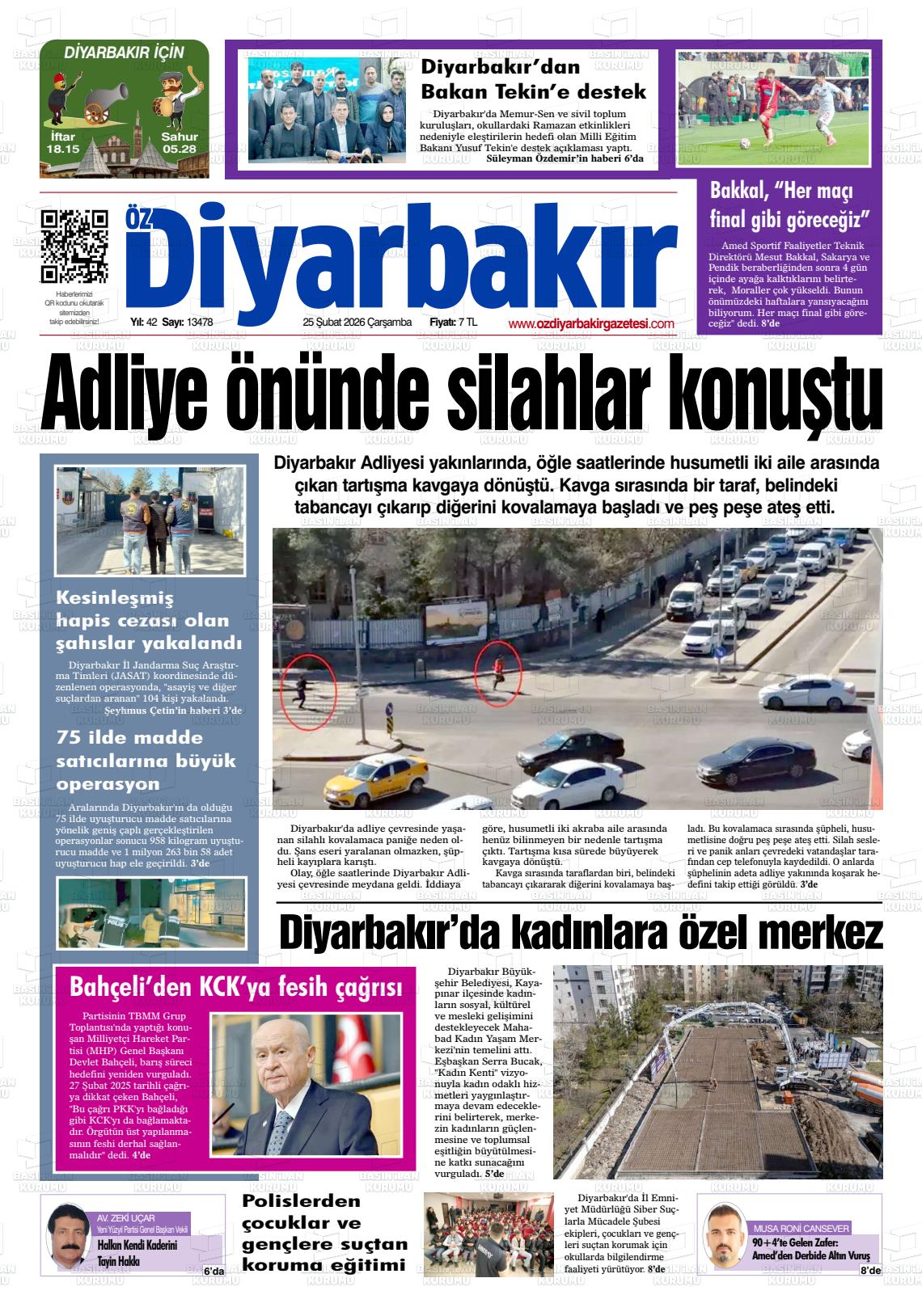 Diyarbakir Oz 25.02.2026