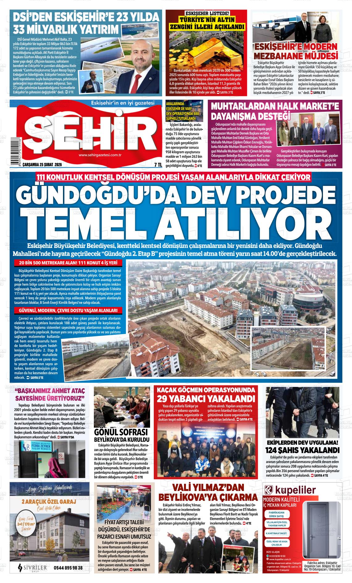 Eskisehir Sehir 25.02.2026